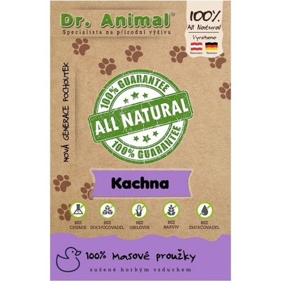 Dr. Animal kachna masové proužky 80 g