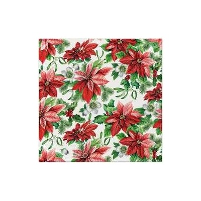 PAW AIRLAID Ubrousky Glory Poinsettia 50ks 40x40cm