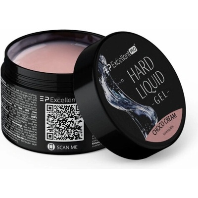 Cosmetics Zone Excellent Pro tvrdý tekutý gel čokoládový krém 50g