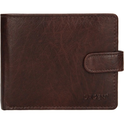 Lagen pánska peňaženka kožená E 1036 Dark brown