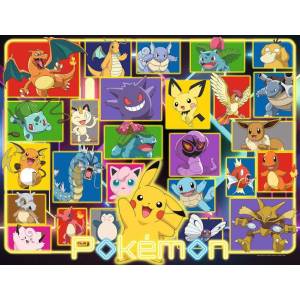 Ravensburger - Puzzle Glowing Pokemon - 2 000 piese