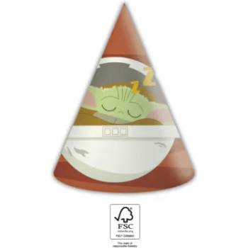 Image 1 of Procos Шапки за парти - Star Wars The Mandalorian 6 бр