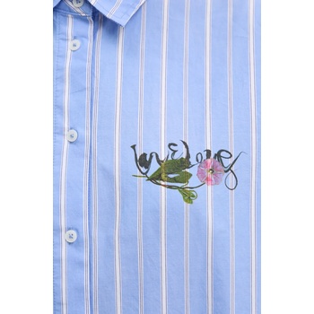 Desigual Памучна риза Desigual DONT DO IT (25SWCW16)