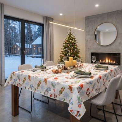 Mybesthome Vánoční ubrus Natale SPLASH VI. 120x160 cm