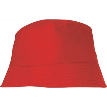 Printwear Měkký bavlněný klobouček proti slunci červená