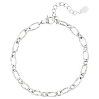 Ornamenti náramek subtle structured silver OOR300150