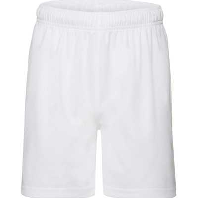 White shorts Performance Fruit of the Loom bílá