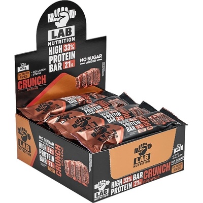 Lab Nutrition Premium High Protein Crunch Bar 33% [12 x 65 грама] Брауни