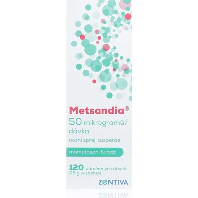 METSANDIA 50MCG/DÁV NAS SPR SUS 120DÁV – Zboží Dáma