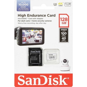 SanDisk microSDXC 128 GB + SD adapter SDSQQNR-128G-GN6IA