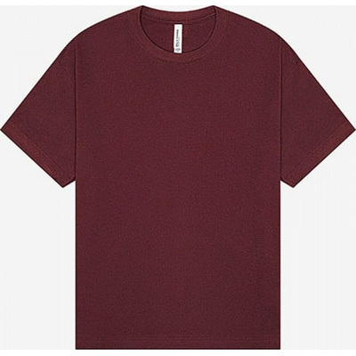 Canvas Unisex bavlněné tričko s kulatým výstřihem fialová maroon CV3010