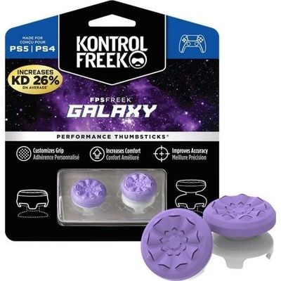 KontrolFreek Freek Galaxy (Purple) PS4/PS5 Extended Controller Grip Caps