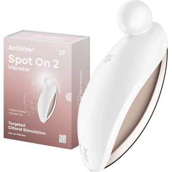 Image 1 of Клитор стимулатор, връх с кръгла форма - Spot On 2 White (SATISFY467)