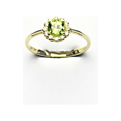 Čištín zlatý žluté zlatpřírodní olivín čiré zirkony T 1495