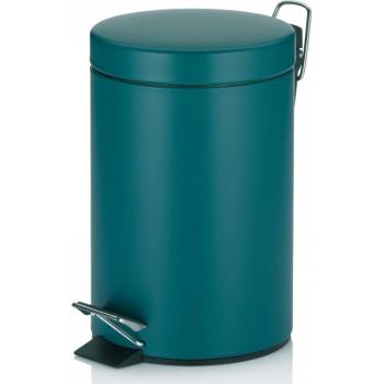 Kela Кош за отпадъци с педал Monaco - петролено син - 3 л (KELA 20528)