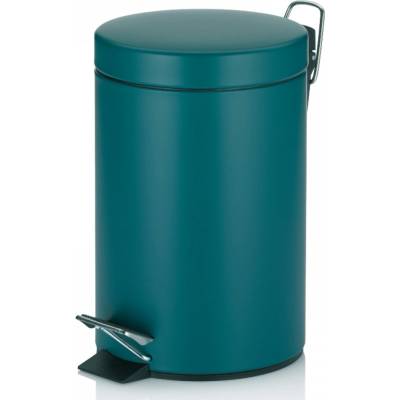 Kela Кош за отпадъци с педал Monaco - петролено син - 3 л (KELA 20528)
