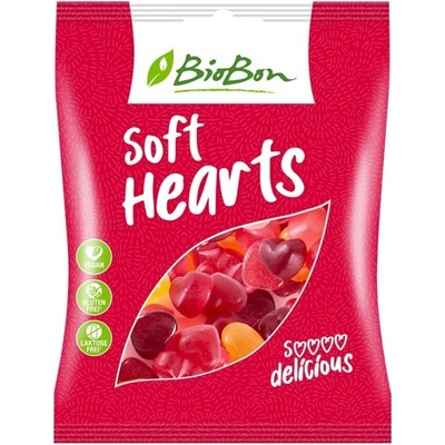 Biobon srdíčka bez želatiny BIO 100 g