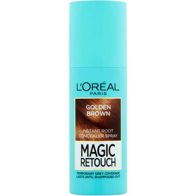 L'Oréal Magic Retouch Instant Root Concealer Spray sprej pro zakrytí odrostů Golden Brown 75 ml