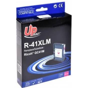 Compatible Мастило гел UPRINT GC41M, RICOH, 36ml, 2500 копия, 405763, Magenta (LF-INK-RICOH-GC41M)