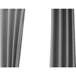Mila Home Сива полуматова завеса 250x100 cm - Mila Home (HKG-PRL-LIGHTGRAY-100x250)