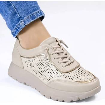 Сникърси A18105-3 Beige