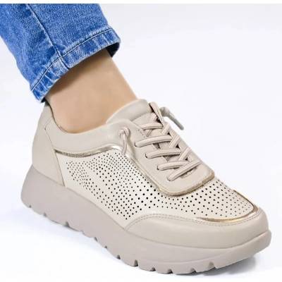 Сникърси A18105-3 Beige
