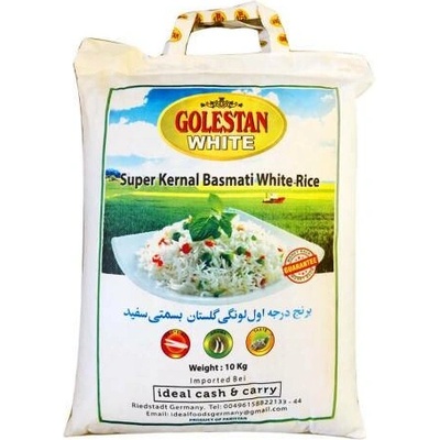Golestan Bílá Basmati rýže 10 kg