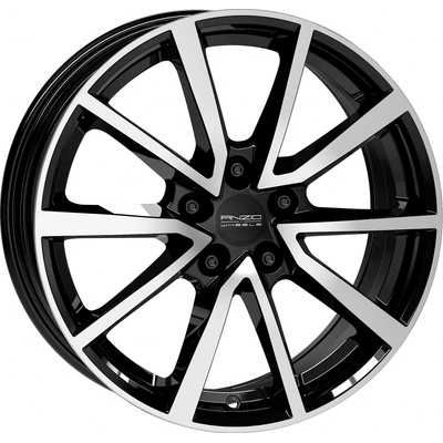 Anzio VECTOR 7x17 5x112 ET40 diamond black polished