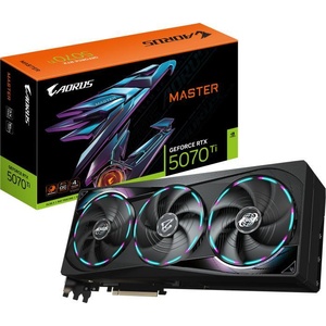 GIGABYTE GeForce RTX 5070 Ti AORUS MASTER 16GB GDDR7 256bit (GV-N507TAORUS M-16GD) Видео карти