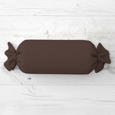 Biante Vankúš valec bonbon Rongo RG-051 Hnedý 15x40