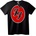 NOONEBRAND Тениска Лого FF в черно - XS, Black