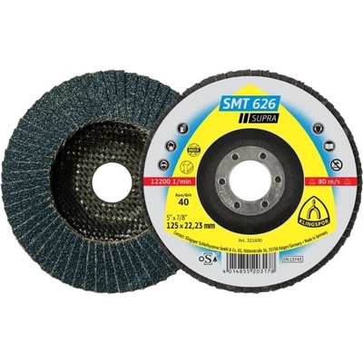 Klingspor SMT 626 Supra brúsny lamelový kotúč 125 mm 40 321690