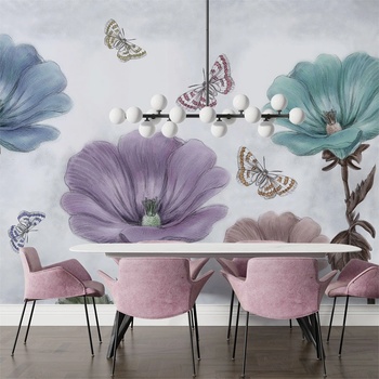 Art gift Фототапет Пеперуди и цветя