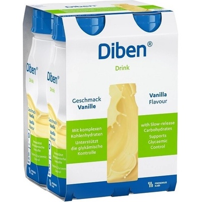 DIBEN DRINK VANILKA POR SOL 4X200ML