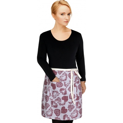 Brotex zástěra do pasu krajkové srdce