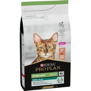 PRO PLAN sterilised, за кастрирани котки в зряла възраст, със сьомга - 10кг