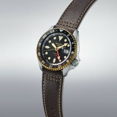 Мъжки часовник Seiko 5 Sports SKX GMT in MochaT - SSK036K1 (SSK036K1)