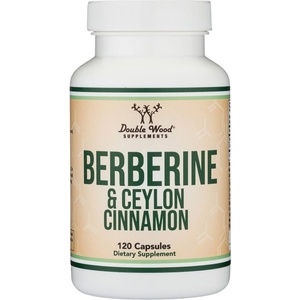 Double Wood Supplements Berberine 250 mg with Ceylon Cinnamon 100 mg [120 капсули]