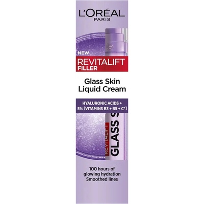 L’Oréal Paris Revitalift Filler Glass Skin intenzivní vyživující krém na vodní bázi 50 ml – Zboží Dáma