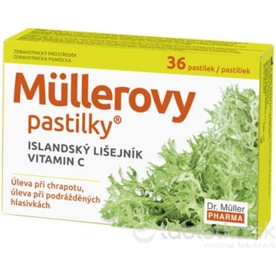Dr. Müller Müllerove pastilky s island. lišajníkom a vit. C 36 kapsúl