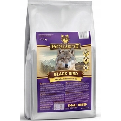 Wolfsblut Dog Black Bird Adult Small krůta a batáty 7,5 kg