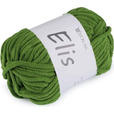 Pletací žinylková příze Elis 100 g Varianta: 11 zelená trávová, Balení: 1 ks 57857/147371/266597