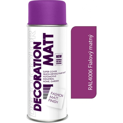 Deco Color Decoration RAL MATT 400 ml - 4006 fialový dopravný matný
