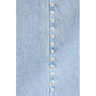 Pepe Jeans Памучна дънкова пола Pepe Jeans MAXI SKIRT HW STUD (PL901211R)