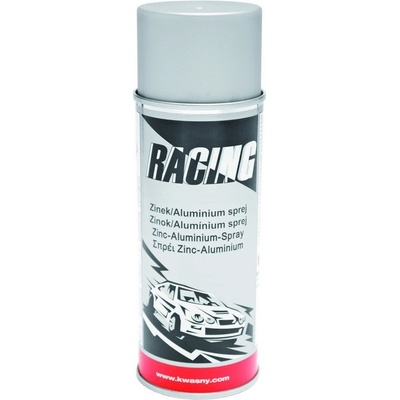 KWASNY RACING Zinkovo hliníkový sprej 400ml, striebrošedý