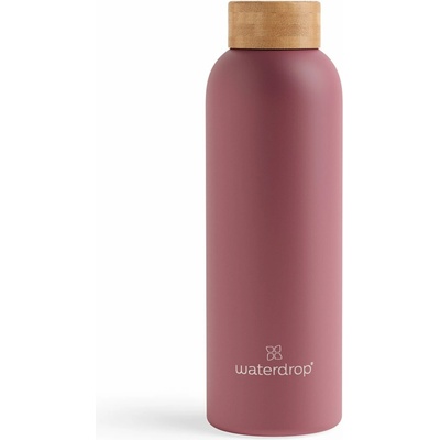 Waterdrop Termo fľaša ružová nerez mat 600 ml
