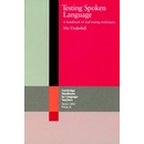 Testing Spoken Language Underhill Nic
