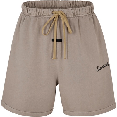 Fear of god essentials Поларени къси панталони FEAR OF GOD ESSENTIALS Men's Fleece Jogger Shorts - Dune