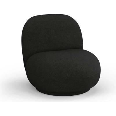 Micadoni Home Chuck čierne z textílie buklé