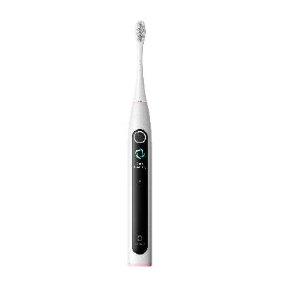 OCLEAN X Lite Set Grey pouzdro a sonický kartáček, šedo-růžový